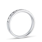 Goldsmiths Platinum 0.50ct Brilliant Cut Goldsmiths Brightest Diamond Eternity Ring