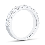 Goldsmiths Platinum 1.50ct Goldsmiths Brightest Diamond Claw Set Eternity Ring