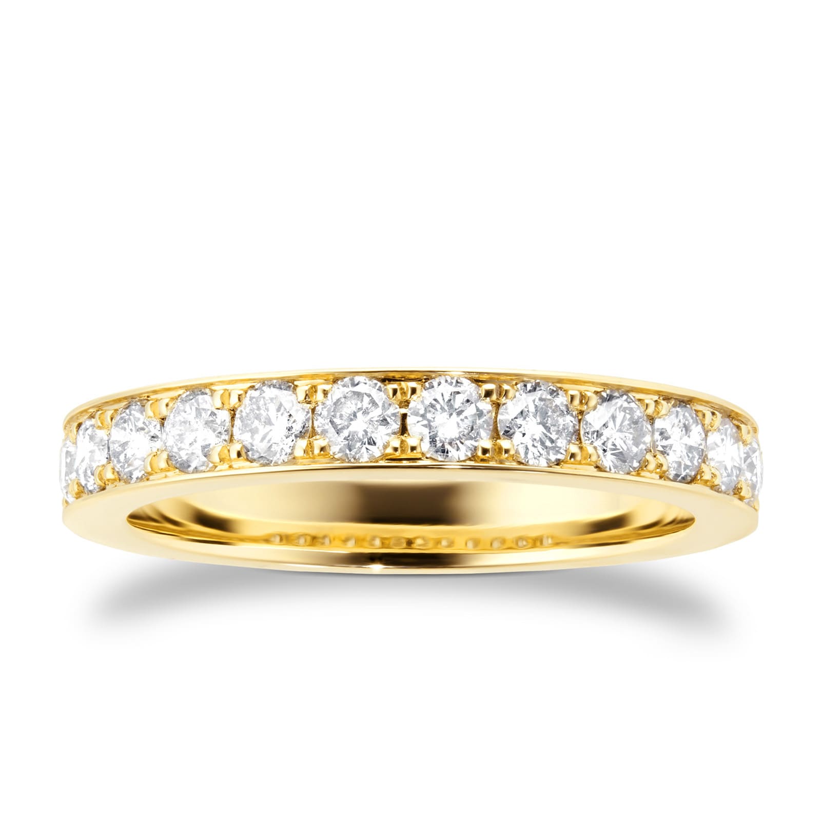 Goldsmiths 18ct Yellow Gold 0.80ct Diamond Channel Set Eternity Ring Goldsmiths 18ct Yellow Gold 0.80ct Diamond Channel Set Eternity Ring