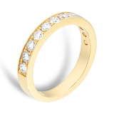 Goldsmiths 18ct Yellow Gold 0.80ct Diamond Channel Set Eternity Ring