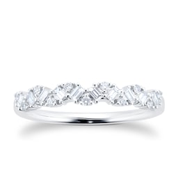 06506655 - 9ct White Gold 0.30cttw Diamond Mixed Cut Eternity Ring
