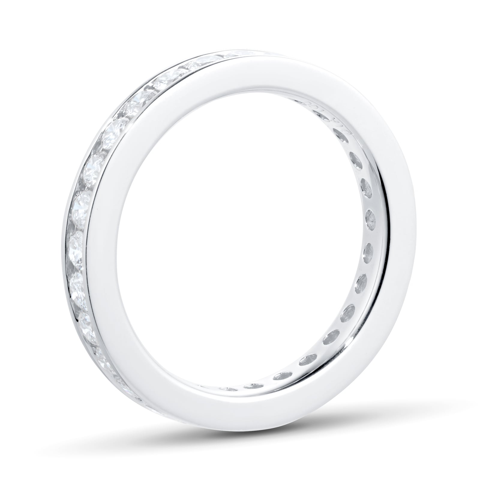 Goldsmiths 18ct White Gold 1.00ct Diamond Channel Set Eternity Ring Goldsmiths 18ct White Gold 1.00ct Diamond Channel Set Eternity Ring