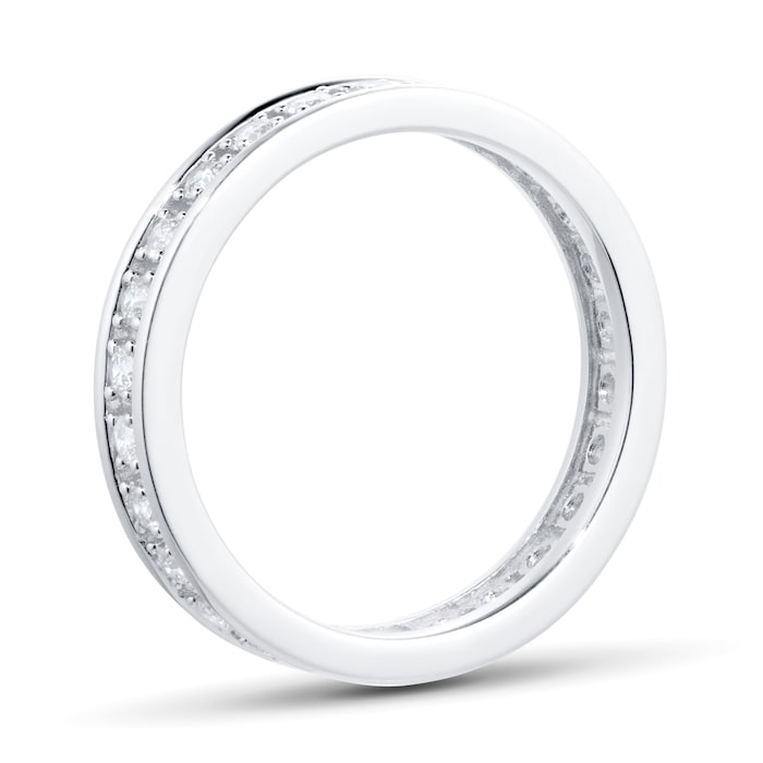 Goldsmiths 18ct White Gold 0.50ct Diamond Eternity Ring