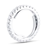 Goldsmiths Platinum Adjustable 1.00cttw Diamond Full Eternity Ring