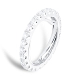 Goldsmiths Platinum Adjustable 1.00cttw Diamond Full Eternity Ring