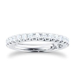06506669 - Platinum 1.00cttw Diamond Full Adjustable Eternity Ring