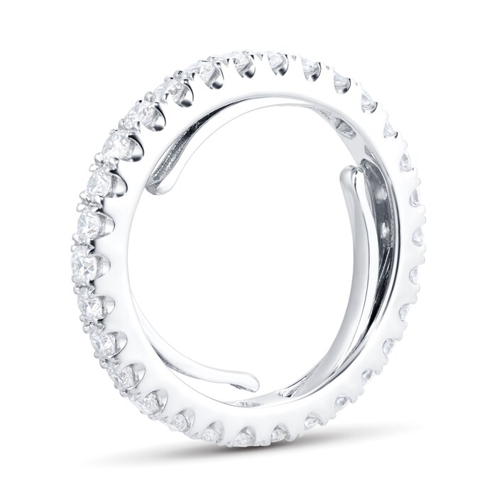 Mappin & Webb Platinum 1.00cttw Diamond Full Adjustable Eternity Ring