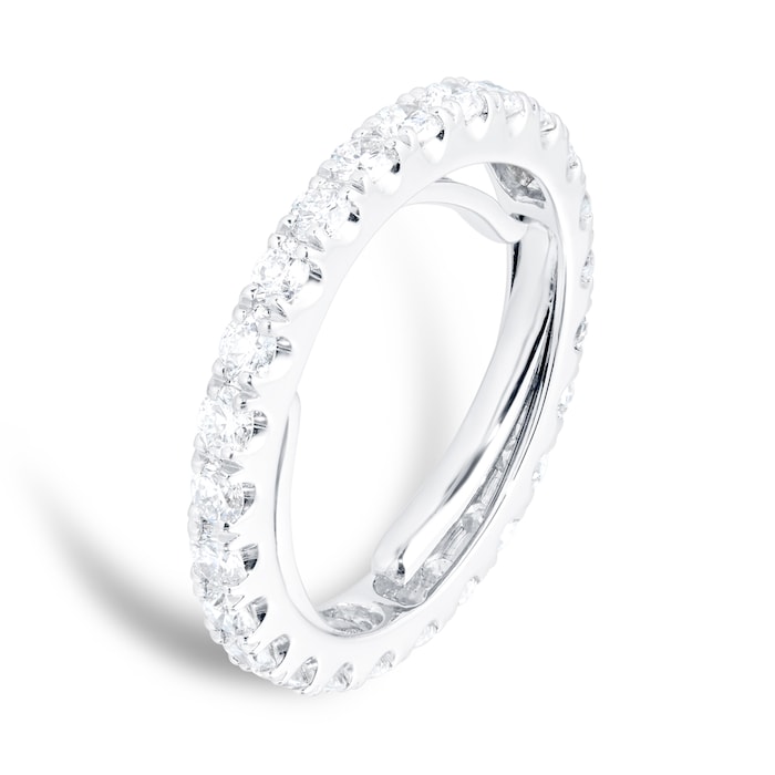 Mappin & Webb Platinum 1.00cttw Diamond Full Adjustable Eternity Ring