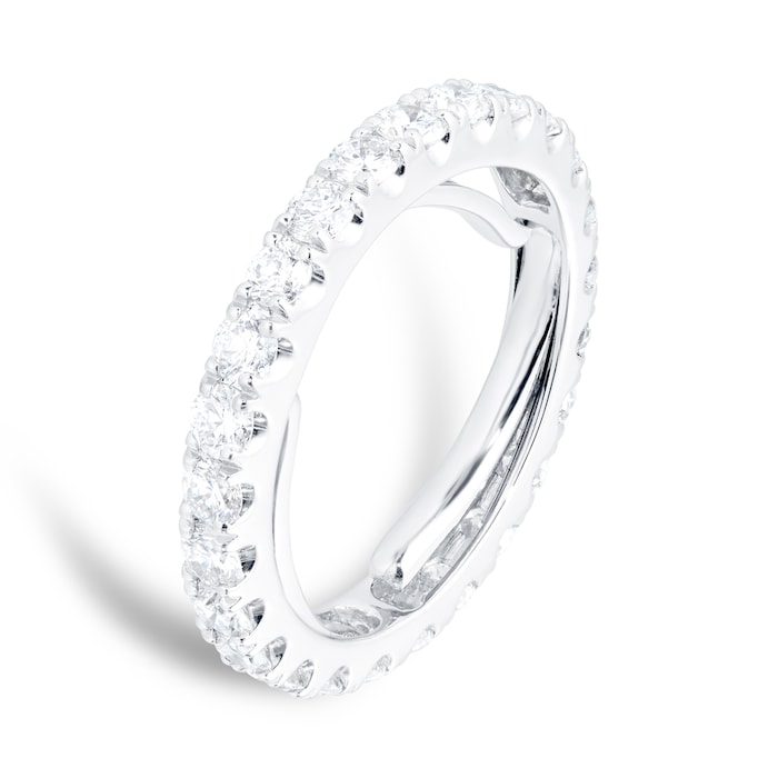 Mappin & Webb Platinum 1.50cttw Diamond Full Adjustable Eternity Ring