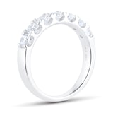 Goldsmiths Platinum 1.00cttw 7 Stone Eternity Ring