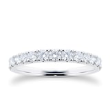 Goldsmiths 18ct White Gold 0.75cttw Claw Set Eternity Ring