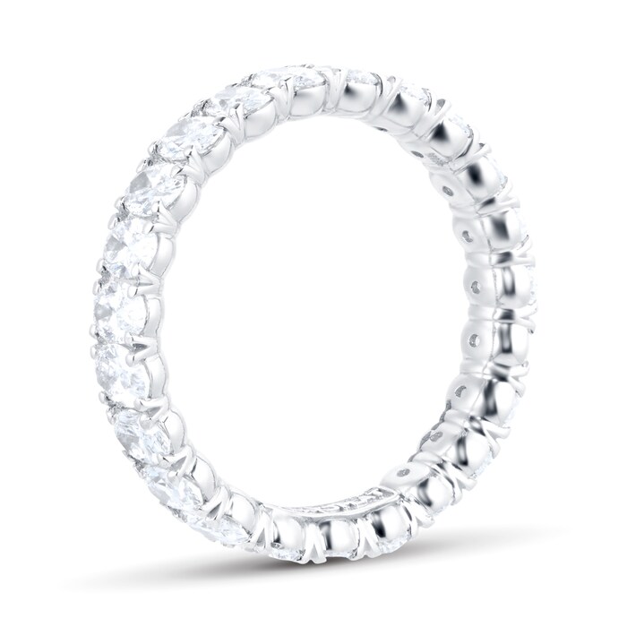 Mappin & Webb Platinum 2.44cttw Oval Cut Full Eternity Ring