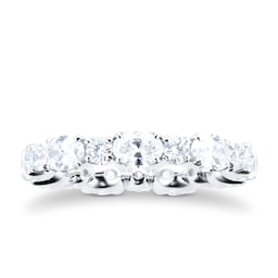 06506707 - 18ct White Gold Oval & 2.94cttw Full Eternity Ring