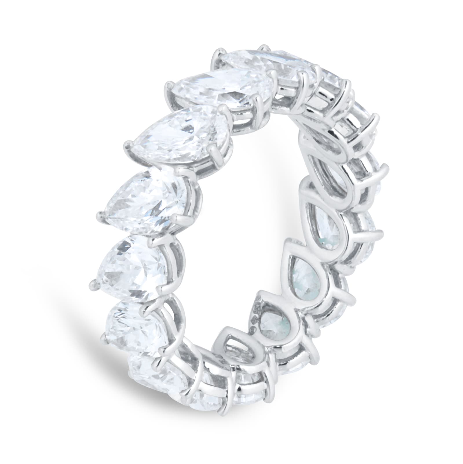 Mappin & Webb Platinum 6.06cttw Pear Cut Full Eternity Ring Mappin & Webb Platinum 6.06cttw Pear Cut Full Eternity Ring