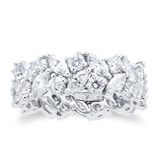 Mappin & Webb Platinum 4.40cttw Marquise and Brilliant Cut Diamond Eternity Ring