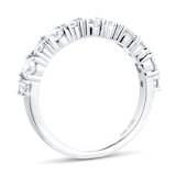 Goldsmiths 18ct White Gold Diamond Eternity Ring - Ring Size K