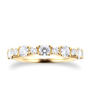 Goldsmiths 18ct Yellow Gold Diamond Eternity Ring