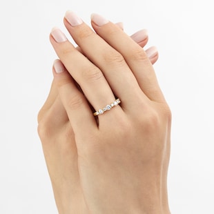 Goldsmiths 18ct Yellow Gold Diamond Eternity Ring