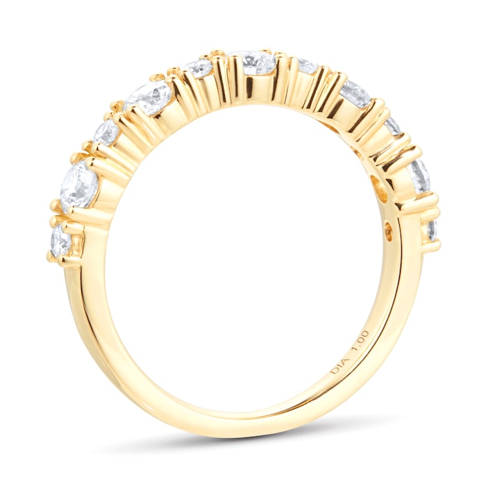 Goldsmiths 18ct Yellow Gold Diamond Eternity Ring