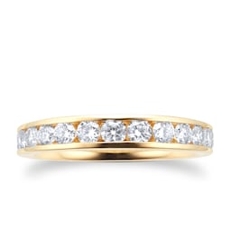 06506739 - 18ct Yellow Gold Diamond Channel Set Eternity Ring