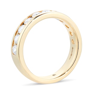 Mappin & Webb 18ct Yellow Gold 1.00cttw Brilliant Cut Diamond Channel Set Eternity Ring