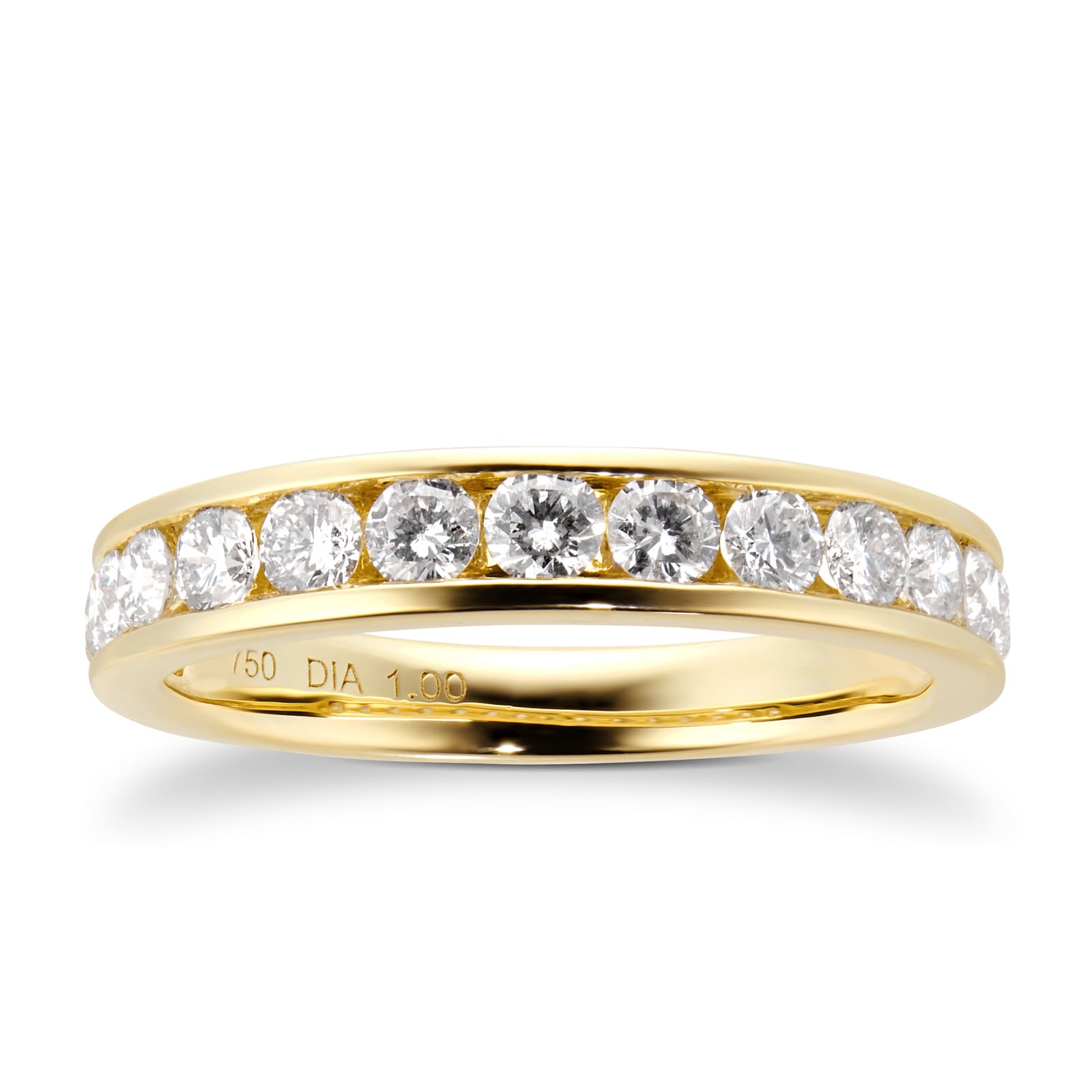 Mappin & Webb 18ct Yellow Gold 1.00cttw Diamond Channel Set Eternity Ring Mappin & Webb 18ct Yellow Gold 1.00cttw Diamond Channel Set Eternity Ring