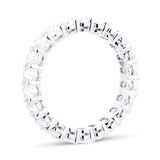 Mappin & Webb Platinum 3.12cttw Oval Cut Diamond Full Eternity Ring - Ring Size L