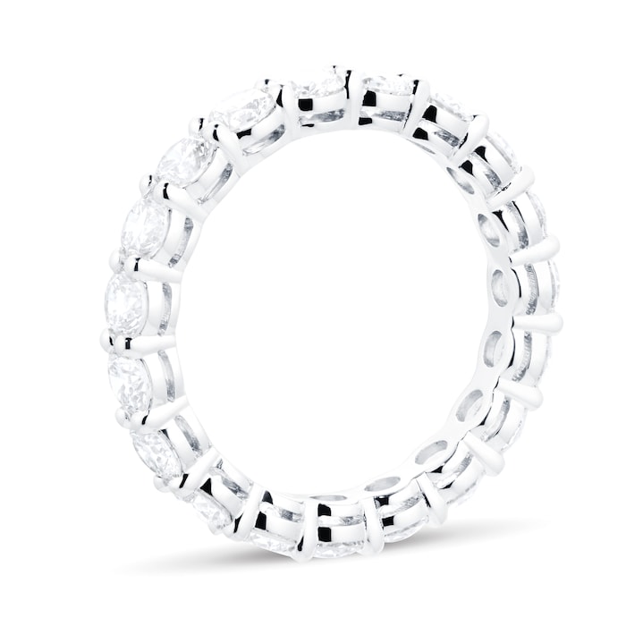 Mappin & Webb Platinum 2.76cttw Brilliant Cut Diamond Full Eternity Ring - Ring Size M