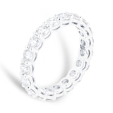 Mappin & Webb Platinum 2.76cttw Brilliant Cut Diamond Full Eternity Ring - Ring Size M