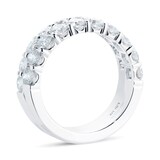 Mappin & Webb 18ct White Gold 2.60cttw Diamond Two Row Eternity Ring