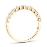 Goldsmiths 18ct Yellow Gold 0.50cttw Stacker Ring Eternity Ring