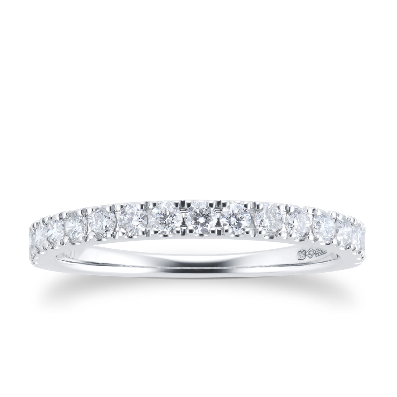 Goldsmiths Platinum 0.50cttw Claw Eternity Ring Goldsmiths Platinum 0.50cttw Claw Eternity Ring