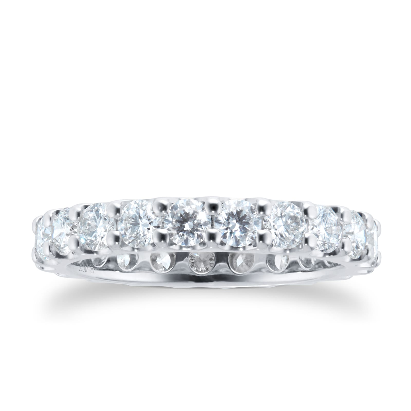Mappin & Webb Platinum 2.00cttw Diamond Set Full Eternity Ring Mappin & Webb Platinum 2.00cttw Diamond Set Full Eternity Ring