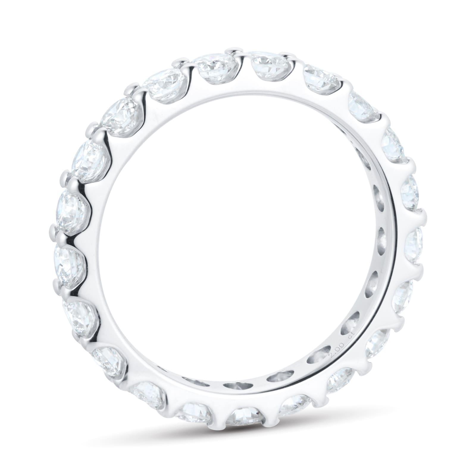 Mappin & Webb Platinum 2.00cttw Diamond Set Full Eternity Ring Mappin & Webb Platinum 2.00cttw Diamond Set Full Eternity Ring