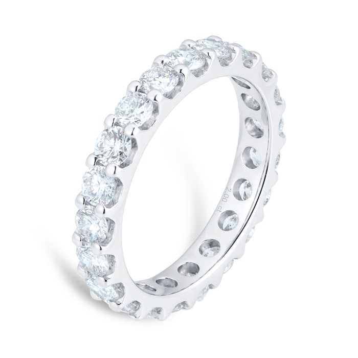 Mappin & Webb Platinum 2.00cttw Diamond Set Full Eternity Ring