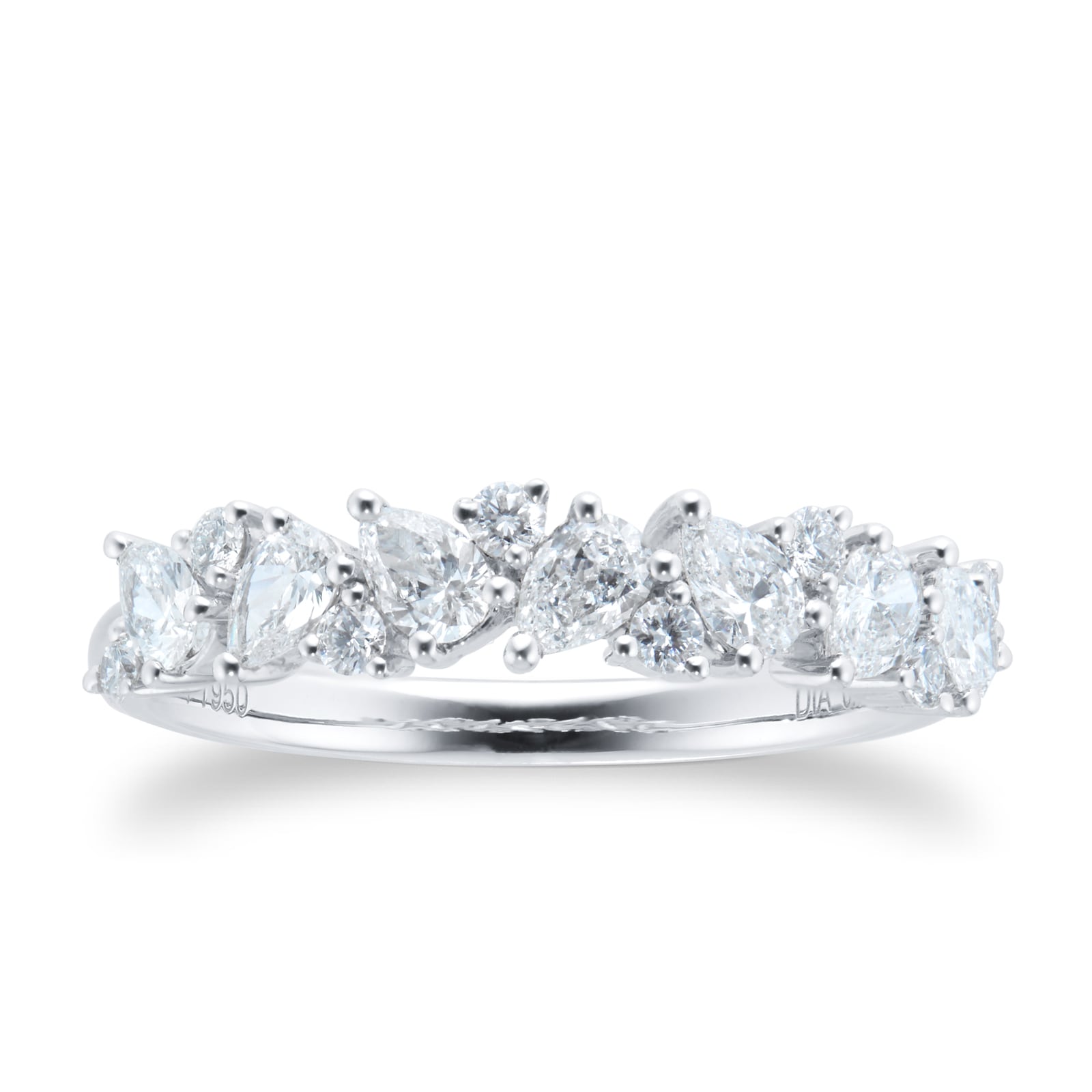 Mappin & Webb Platinum 0.75cttw Mixed Cut Diamond Eternity Ring Mappin & Webb Platinum 0.75cttw Mixed Cut Diamond Eternity Ring