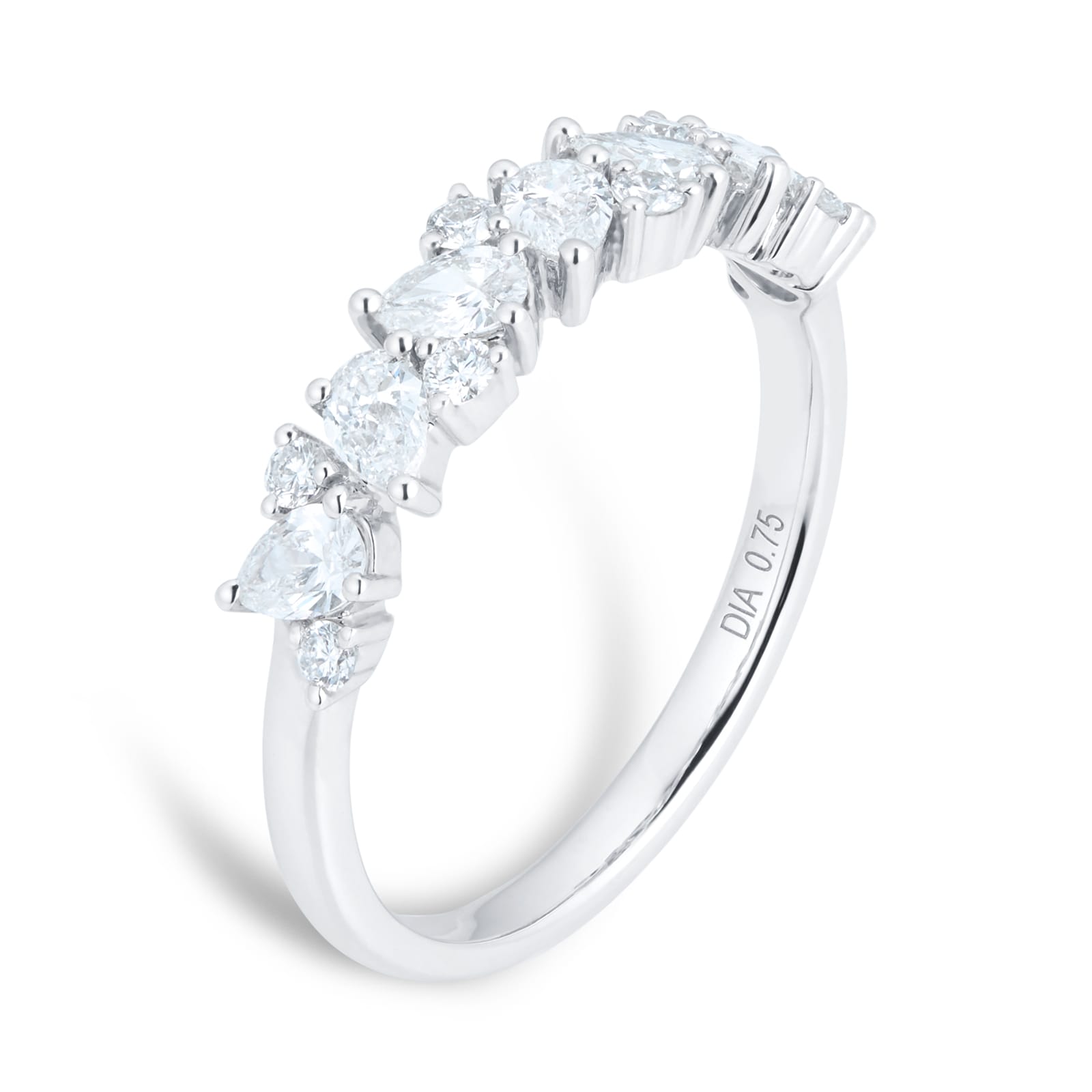 Mappin & Webb Platinum 0.75cttw Mixed Cut Diamond Eternity Ring Mappin & Webb Platinum 0.75cttw Mixed Cut Diamond Eternity Ring
