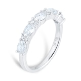 Mappin & Webb Platinum 1.25cttw Mixed Cut Diamond Eternity Ring - Ring Size L