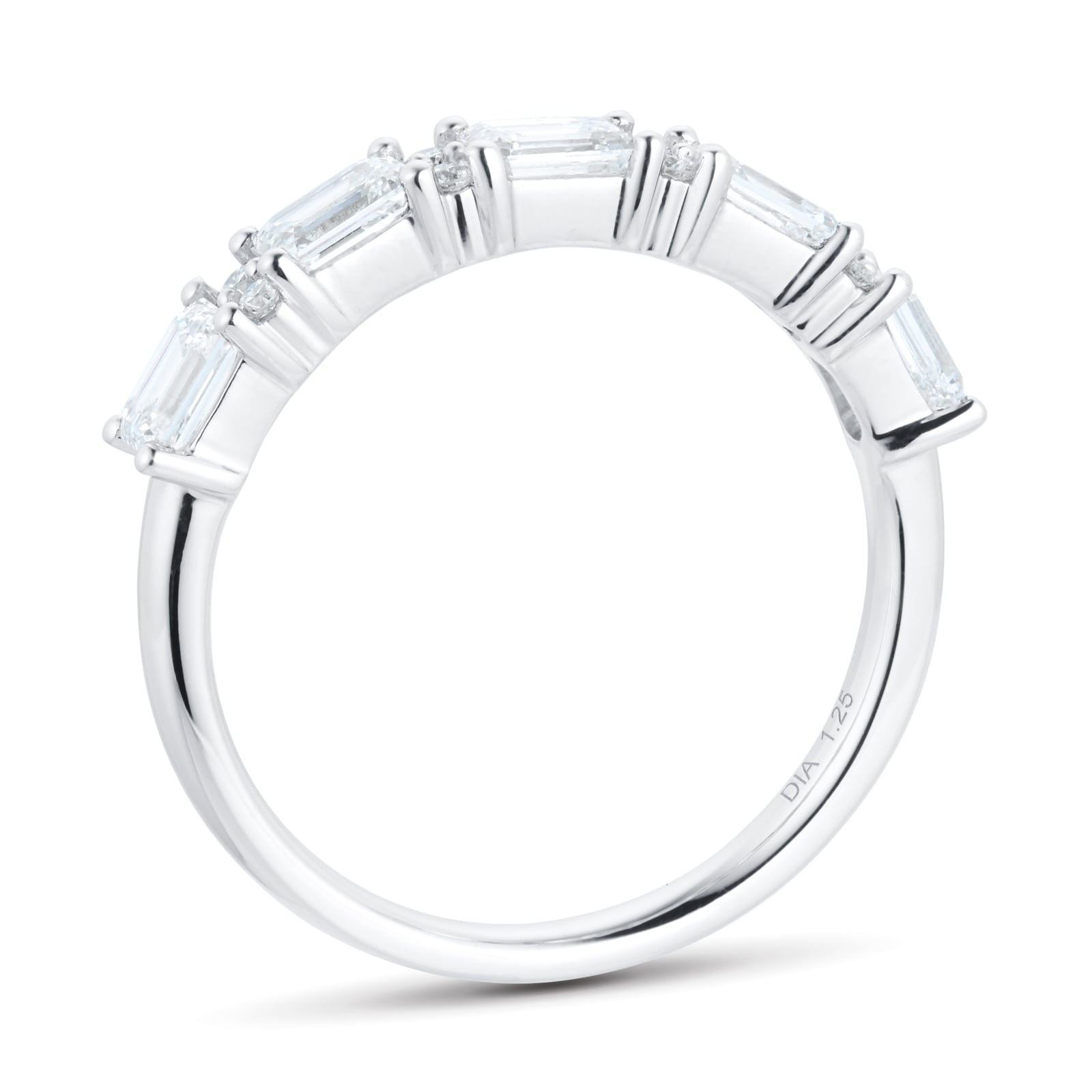 Mappin & Webb Platinum 1.25cttw Mixed Cut Diamond Eternity Ring Mappin & Webb Platinum 1.25cttw Mixed Cut Diamond Eternity Ring
