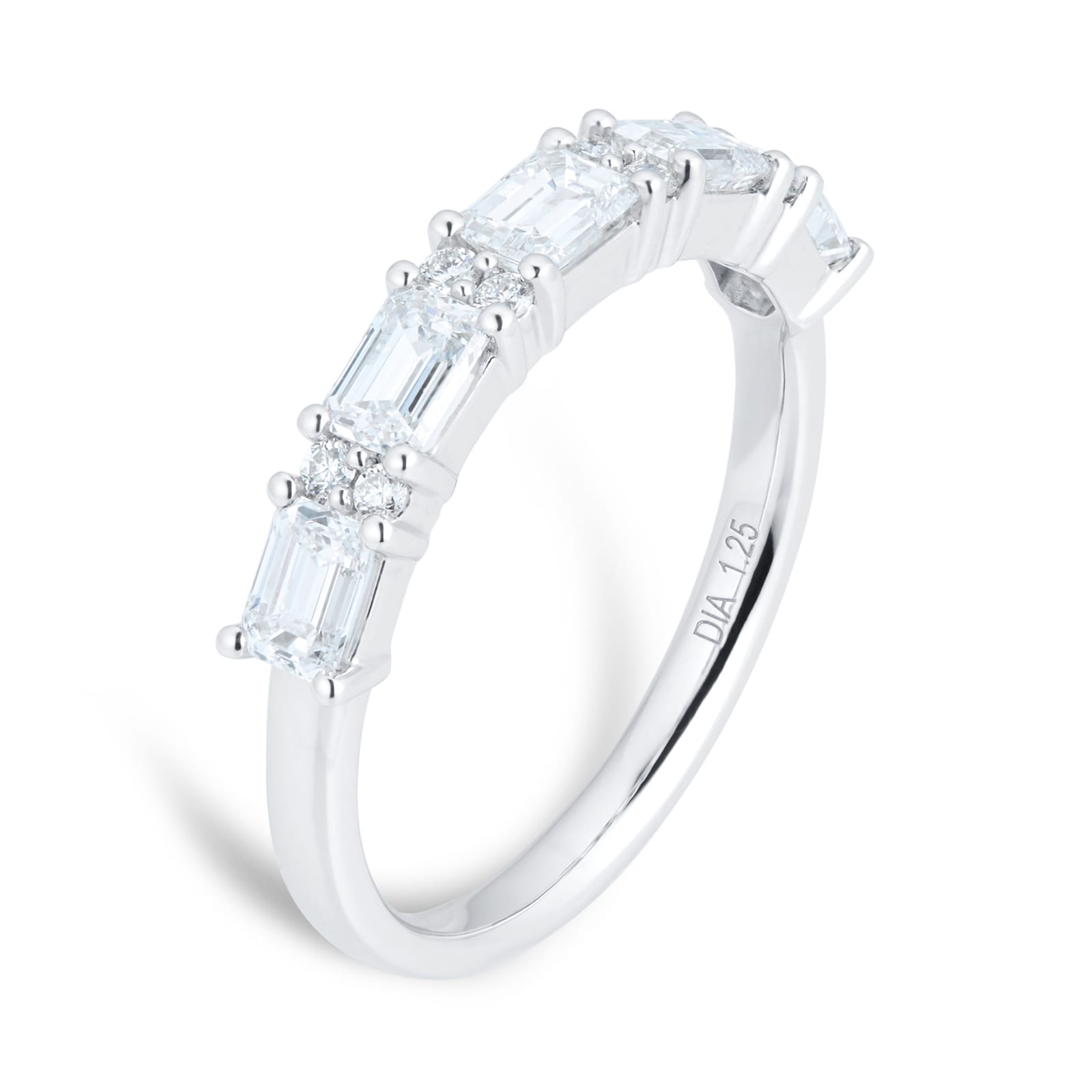 Mappin & Webb Platinum 1.25cttw Mixed Cut Diamond Eternity Ring Mappin & Webb Platinum 1.25cttw Mixed Cut Diamond Eternity Ring