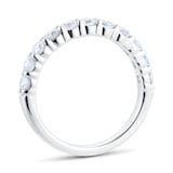 Goldsmiths Platinum 1.00cttw Claw Set Eternity Ring