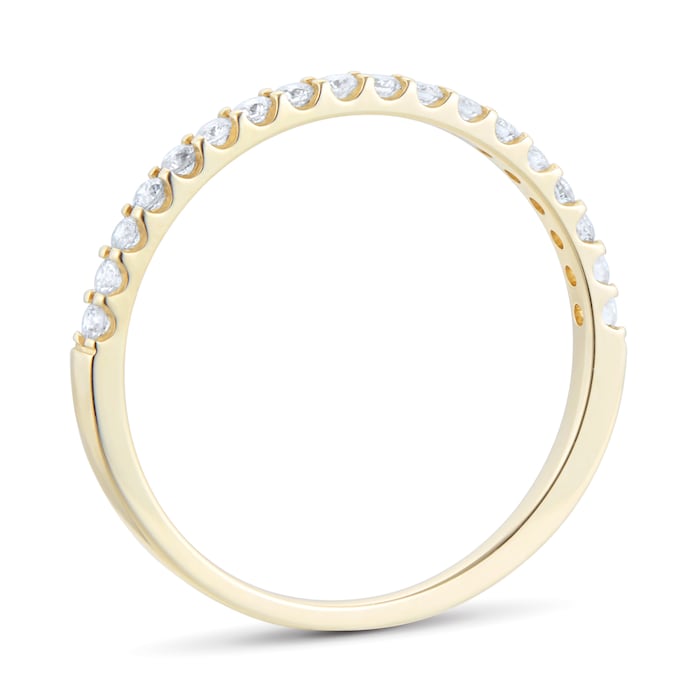 Goldsmiths 9ct Yellow Gold 0.25cttw Stacker Eternity Ring