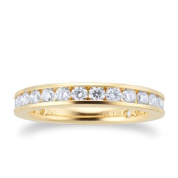 06506867 - 18ct Yellow Gold 1.00cttw Channel Eternity Ring