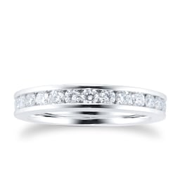 06506886 - Platinum 1.00ct Diamond Channel Eternity Ring