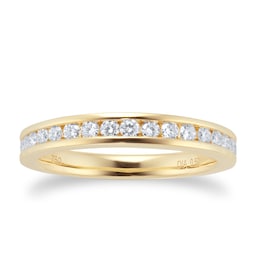 06506887 - 18ct Yellow Gold 0.50ct Diamond Channel Eternity Ring