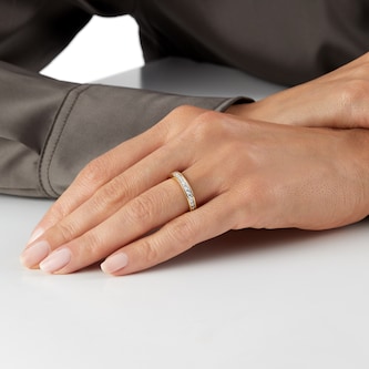 Best Luxury 
18ct Yellow Gold 1.00ct Diamond Channel Eternity Ring