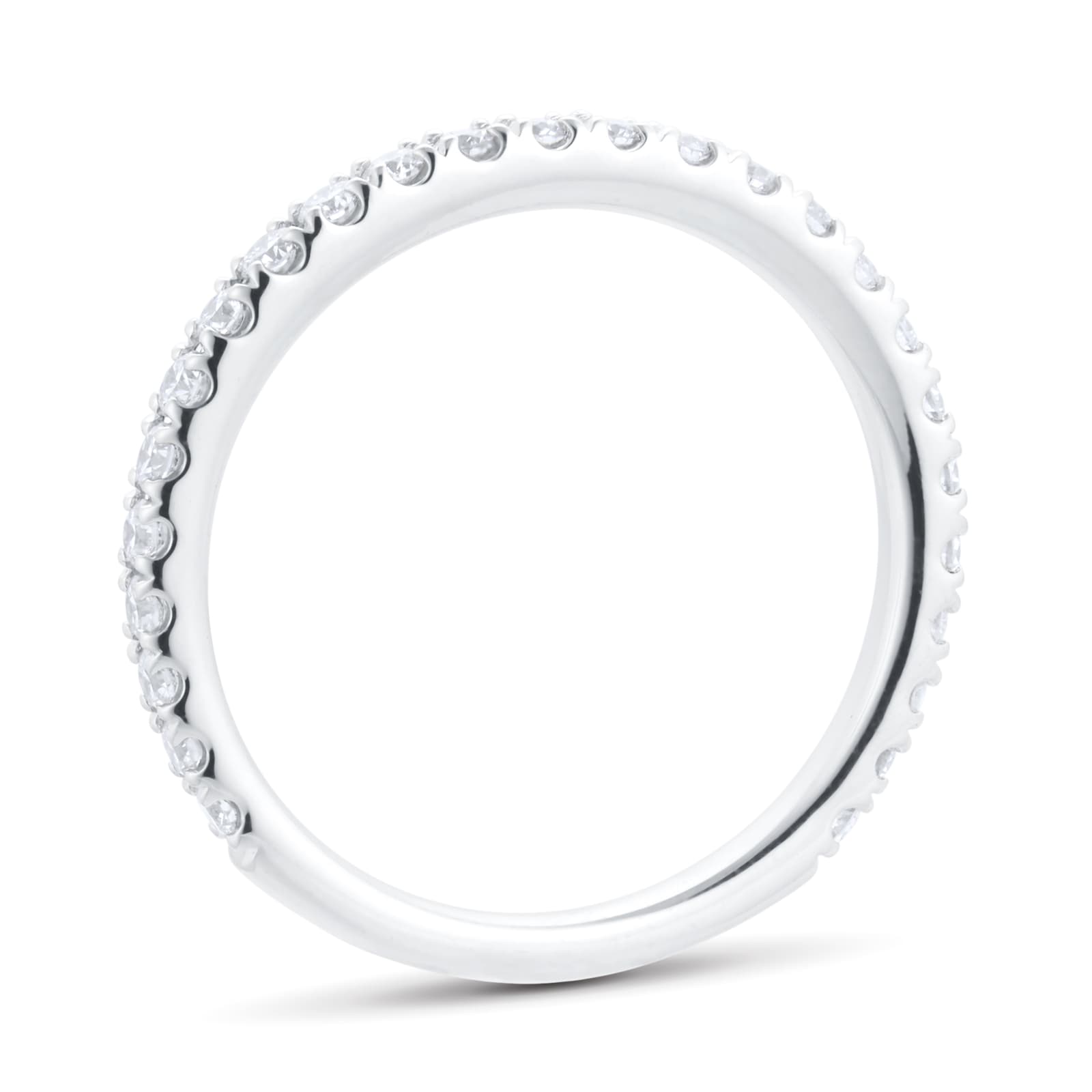 Goldsmiths Platinum 0.50ct Diamond Claw Set Eternity Ring Goldsmiths Platinum 0.50ct Diamond Claw Set Eternity Ring