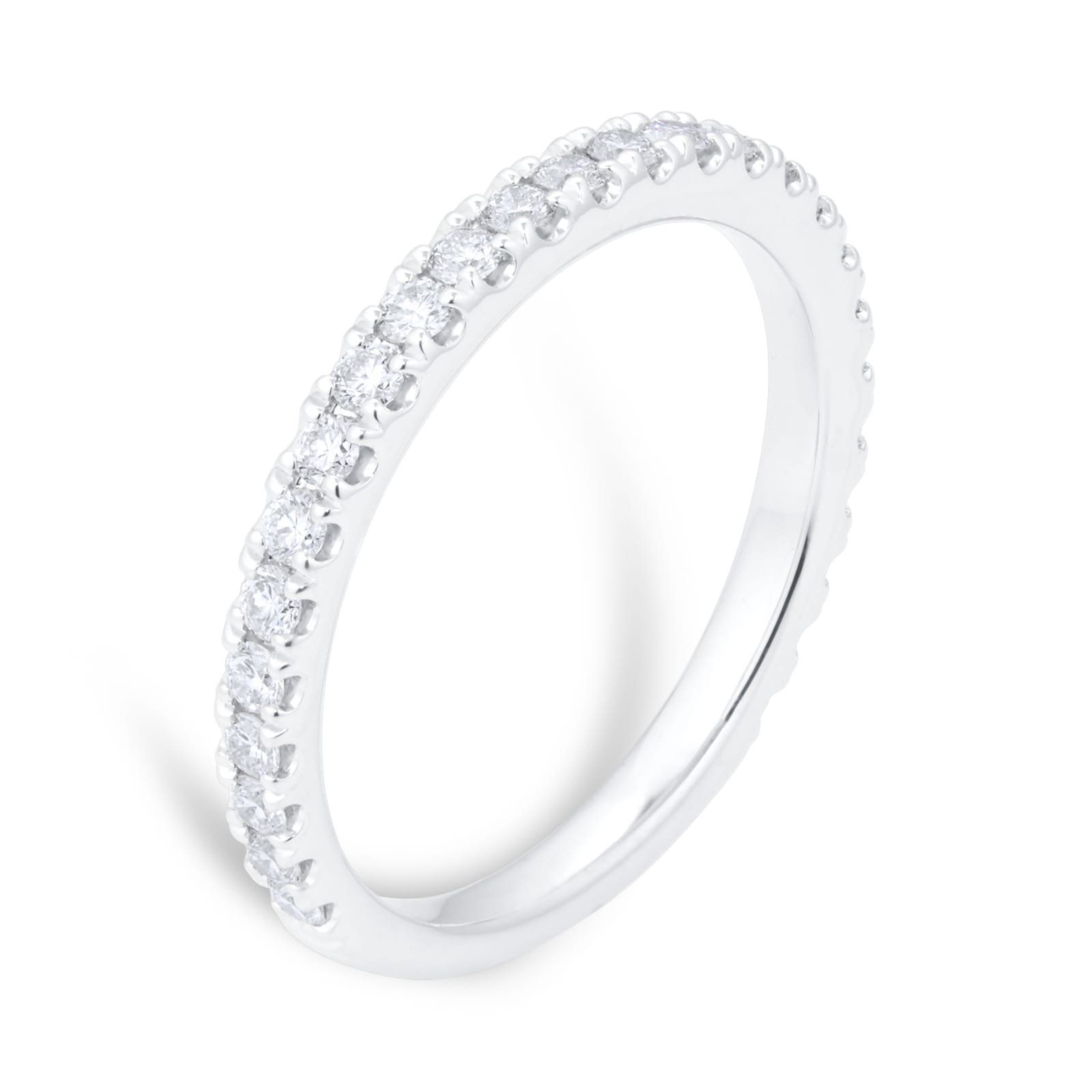 Goldsmiths Platinum 0.50ct Diamond Claw Set Eternity Ring Goldsmiths Platinum 0.50ct Diamond Claw Set Eternity Ring