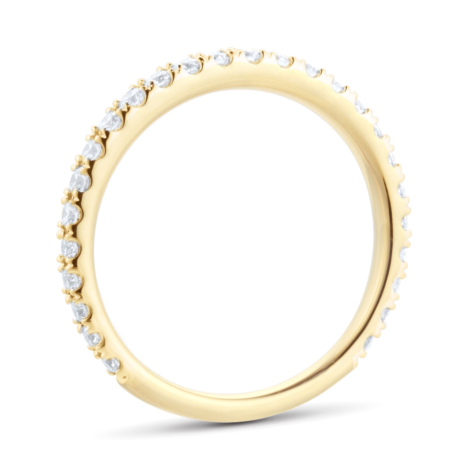 Goldsmiths 18ct Yellow Gold 0.50ct Diamond Claw Set Eternity Ring Goldsmiths 18ct Yellow Gold 0.50ct Diamond Claw Set Eternity Ring