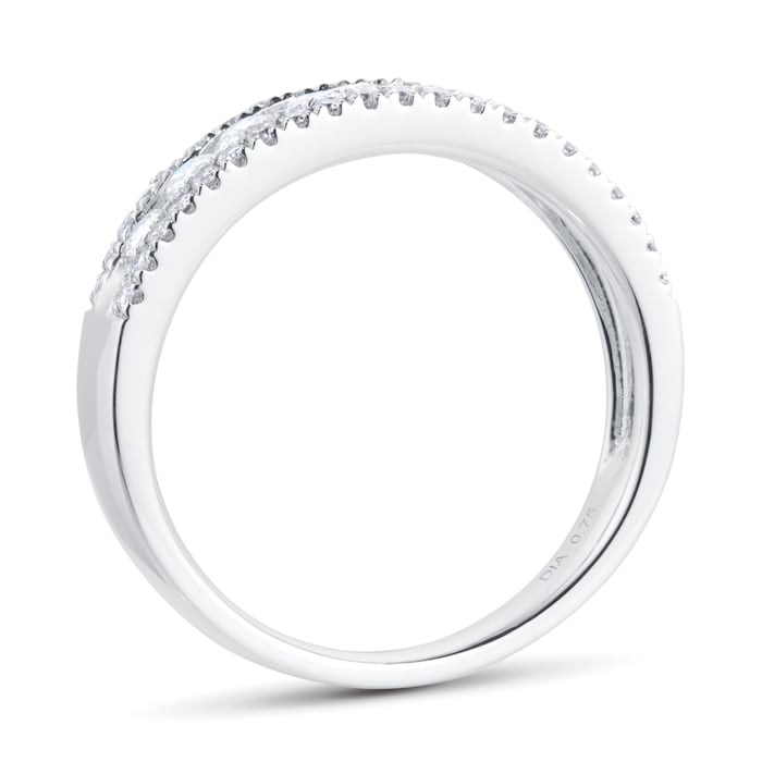 Goldsmiths 18ct White Gold 0.75ct Dress Eternity Ring